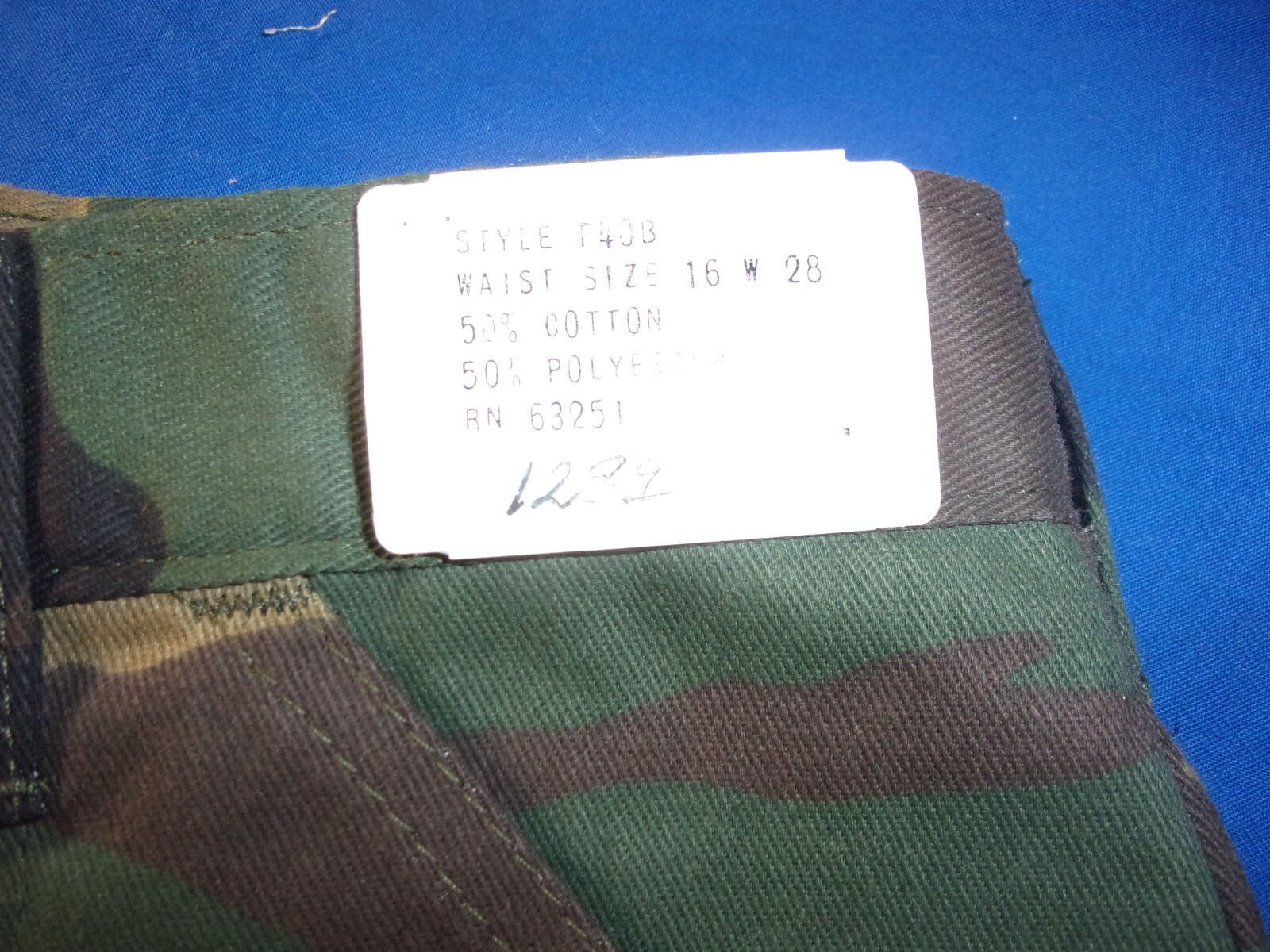 NEW YOUTH BOYS WOODLAND BDU CAMOUFLAGE URBAN PANTS MADE IN THE USA SIZE 16 26 27