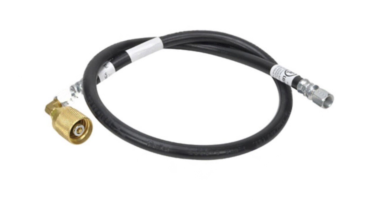 Universal Forklift LPG Hose & Rego Assembly | 48” Fitting & Connector Included