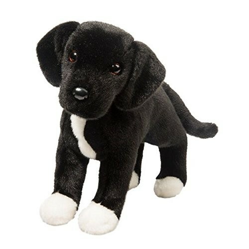 Douglas Cuddle Toys 17" Twister Black Lab Pit Bull Mix #2024 Stuffed Animal Toy