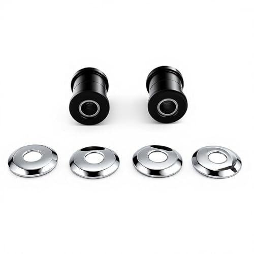 Motorcycle Handlebar Riser Bushings Kit 2 Pack Polyurethane Dampers With Metal