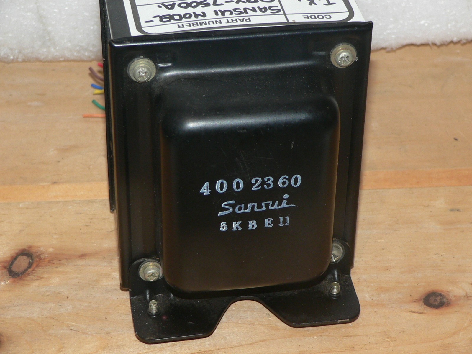 1 Sansui  QRX7500A  Power Transformer (Japan) test good