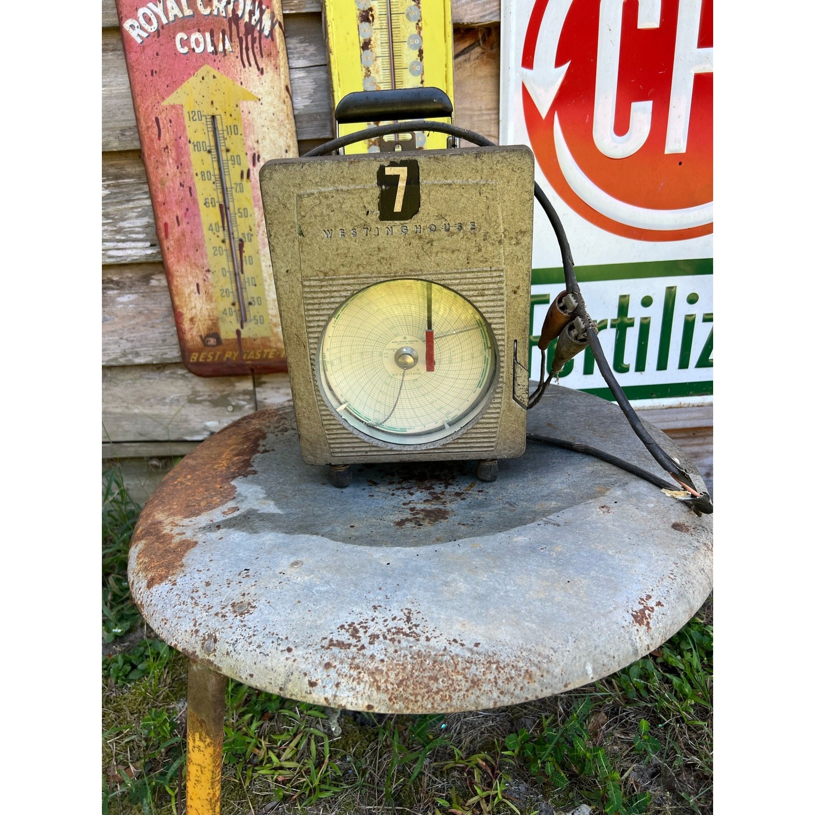 Westinghouse Electric WE542D771H14 Circular Gas Chart Meter Tester Day Time