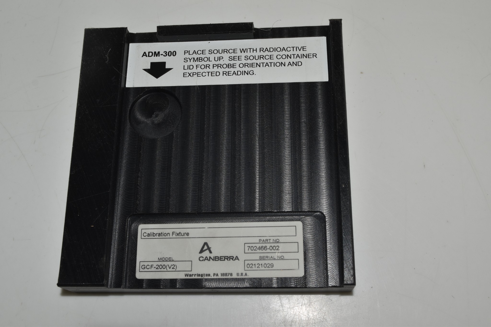 CANBERRA MODEL GCF-200(V2) CALIBRATION FIXTURE (MAJ39)