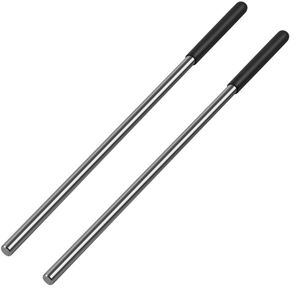 2 Pack 18 Inch Garage Door Torsion Spring Winding Rods 1/2 Inch Steel Bars