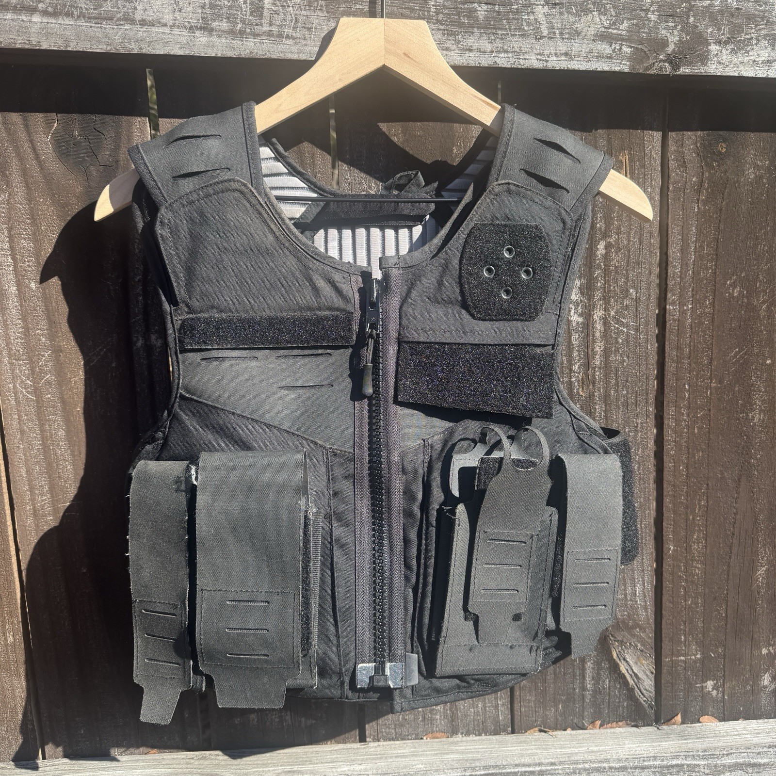 SAFARILAND V1 CLN Armor Carrier Front Opening S Reg 1611-1313 Black Webless