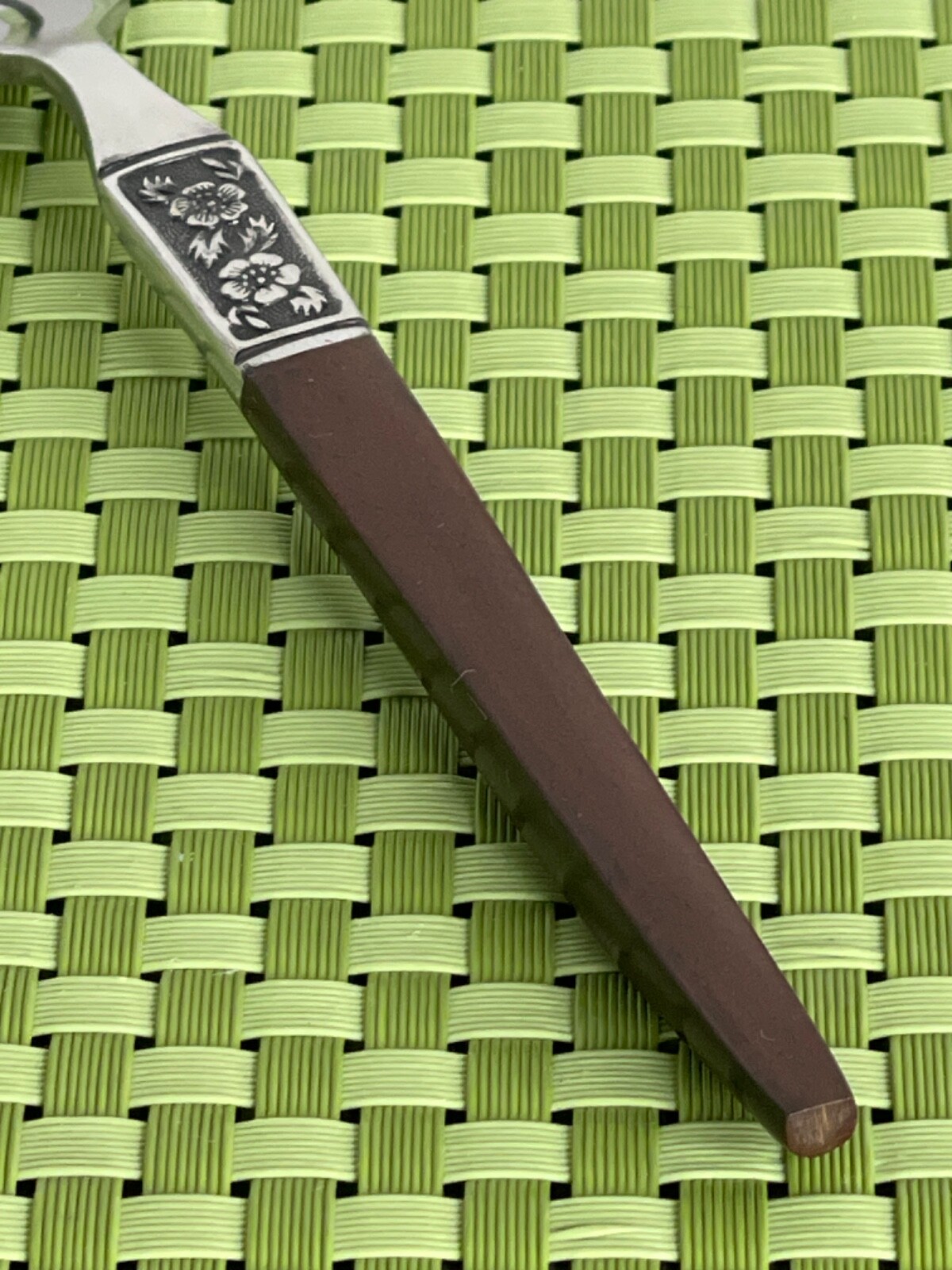 Ekco EKS14 Stainless Wood Like Handle MCM Japan/Korea Flatware CHOICE E99VG
