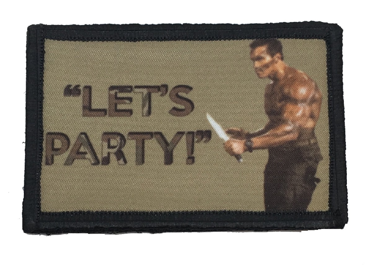 Predator Movie Dillon Arnold Schwarzenegger Morale Patch Tactical ARMY Hook USA