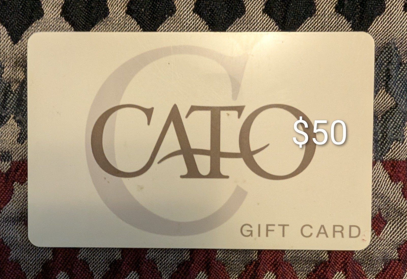 Cato $50 Gift Card for Clothing, US-Nationwide, No Expiration