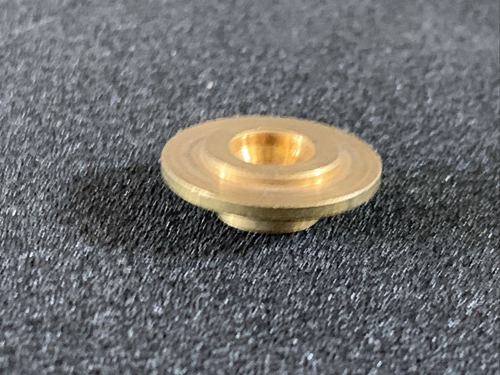 80’s Solid Brass Electric Bass or Guitar String Retaining Tree Vintage Part