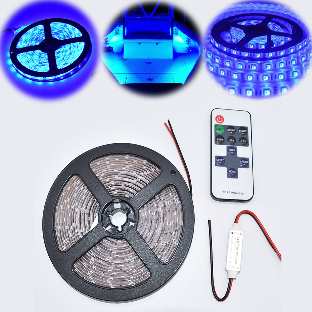 Blue LED Boat Light Waterproof Outrigger Spreader Transom Underwater Marine