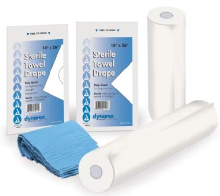 General Purpose Drape Towel Drape Sterile 18 W X 26 L Inch Case of 300
