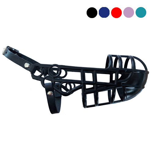 Whippet Muzzle - European Muzzles for Whippets - Size 1 closed