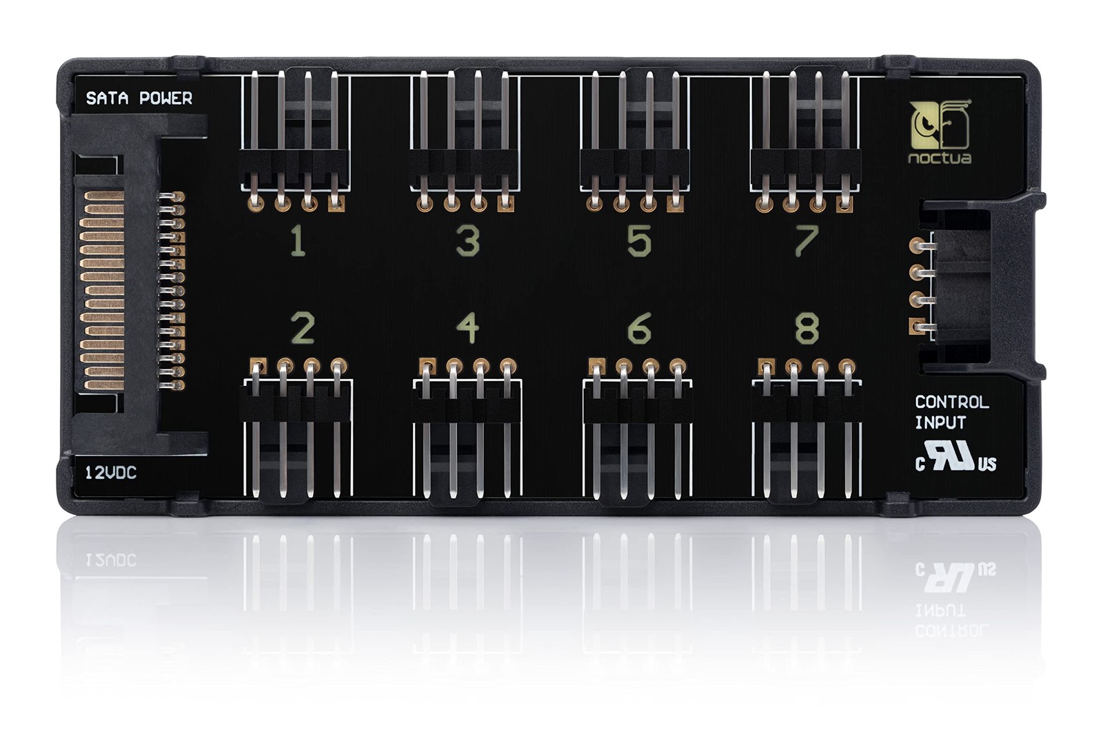 Noctua NA-FH1, 8 Channel Fan Hub for up to Eight 12V or 5V Based 4-pin PWM or...