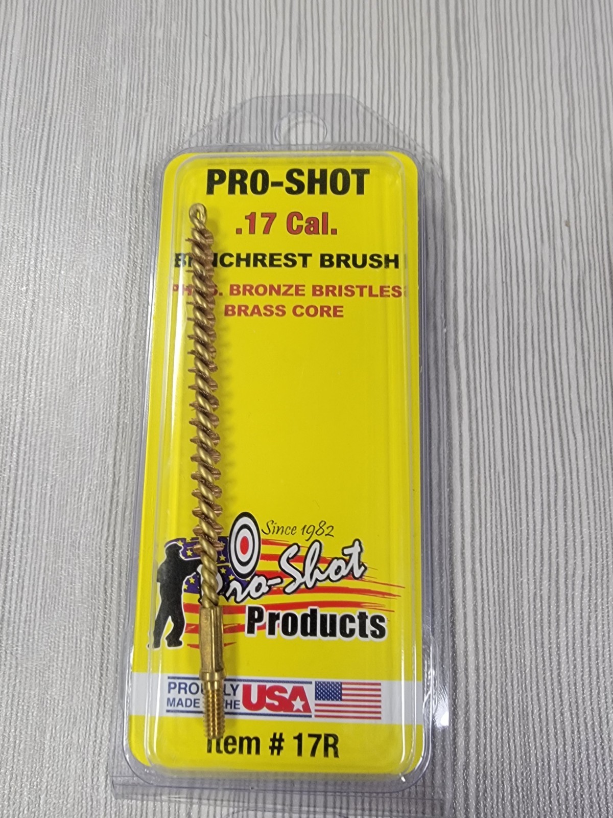 Pro-Shot Bronze Benchrest Brush - Rifle Caliber