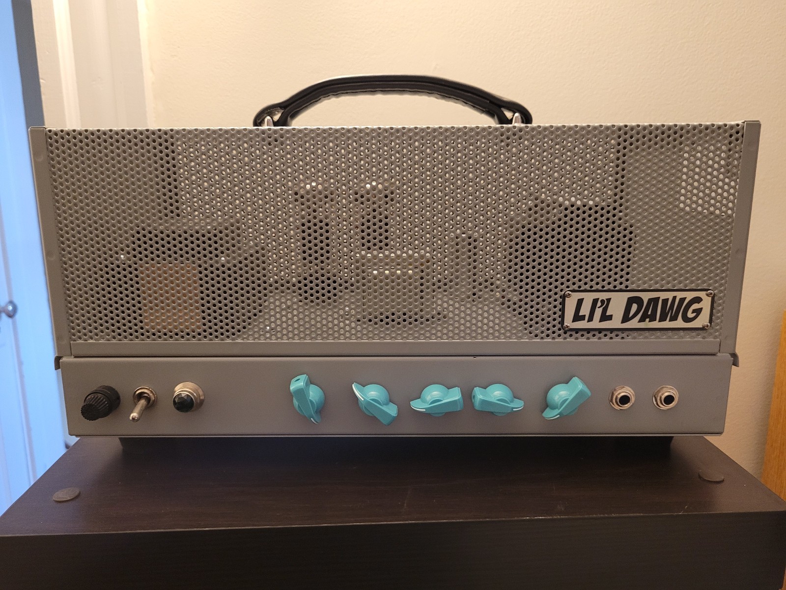 Lil Dawg Ol Yeller brown bassman 6G6-B tube guitar amp head with custom options