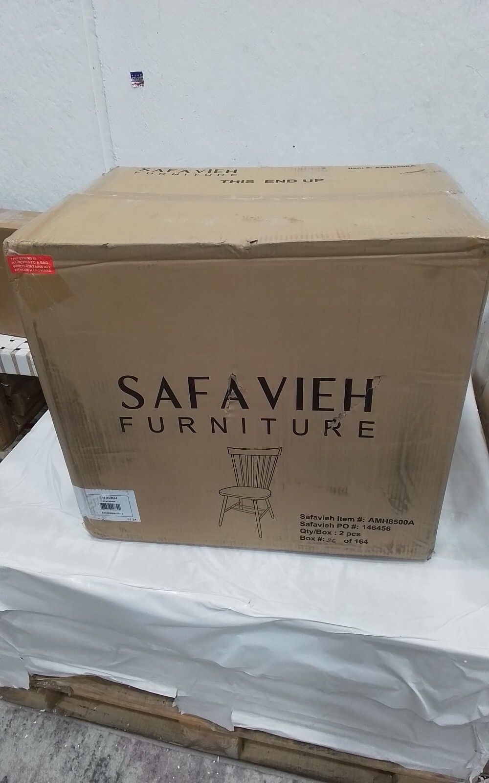 Safavieh PARKER SPINDEL SIDE CHAIR, Reduced Price 2172750315 AMH8500A