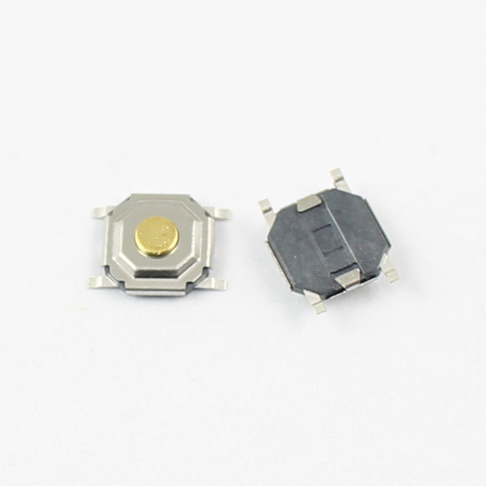 10Pcs Momentary Tactile Tact Push Button Switch 4 Pin SMT SMD 5.2x5.2x1.5mm