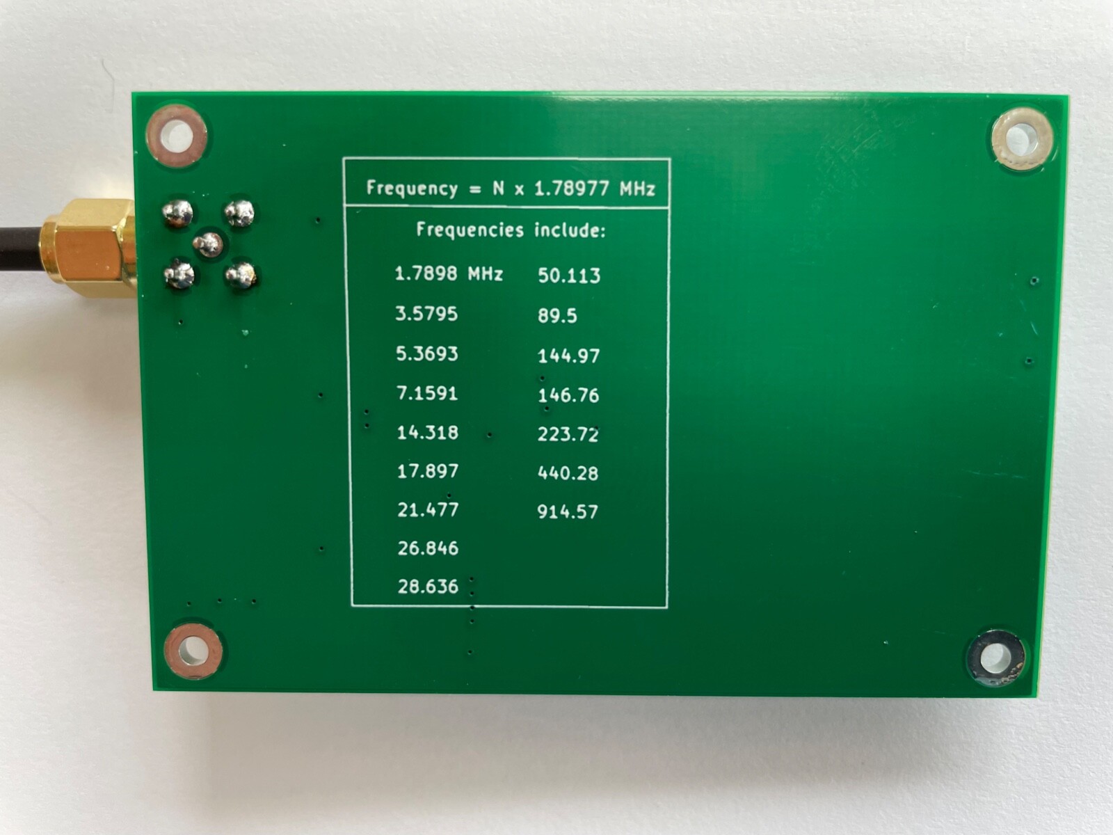 Calibrated S9 RF Signal Generator - Portable & Battery Powered