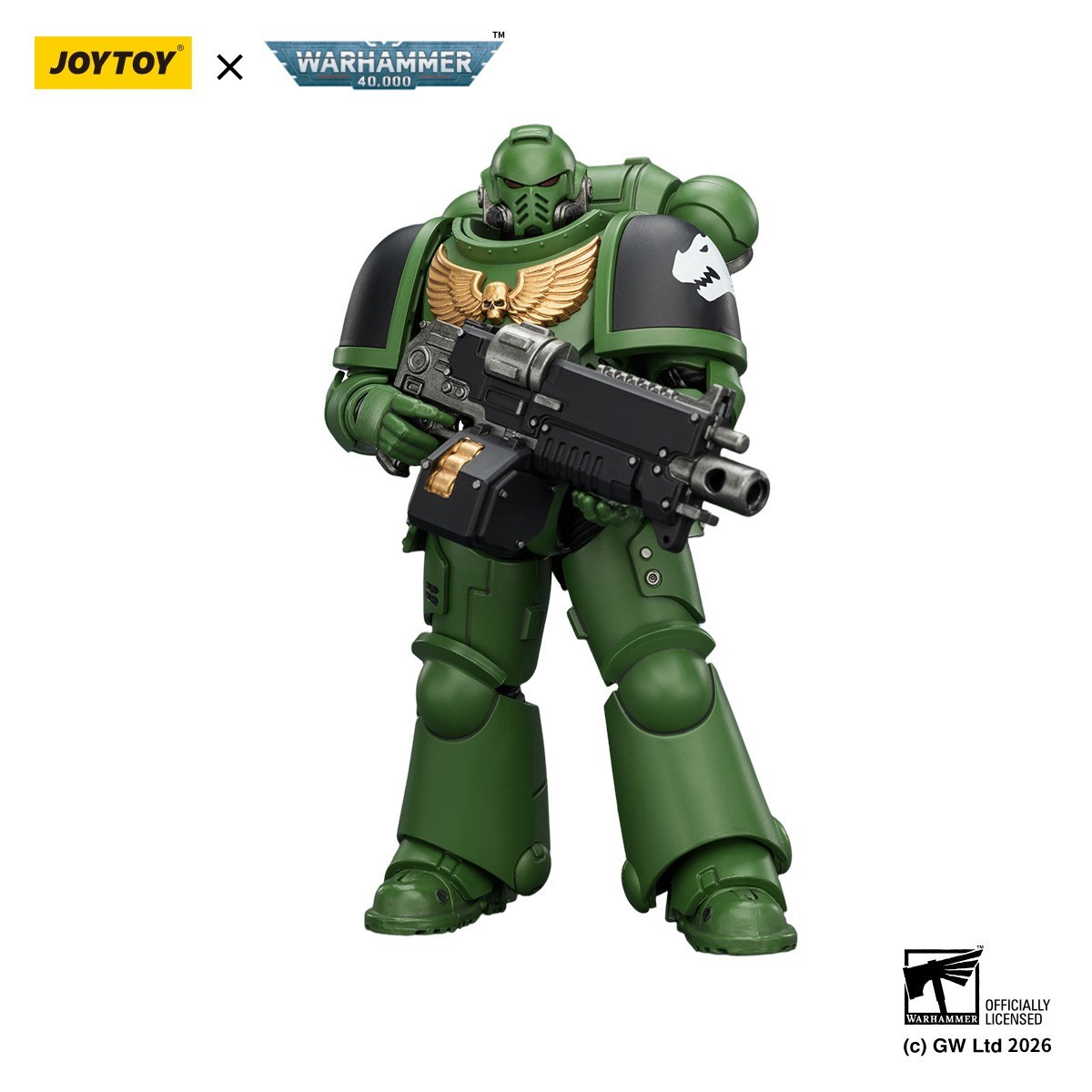 JOYTOY 1:18 action figures Warhammer 40K Salamanders Intercessor 4.0