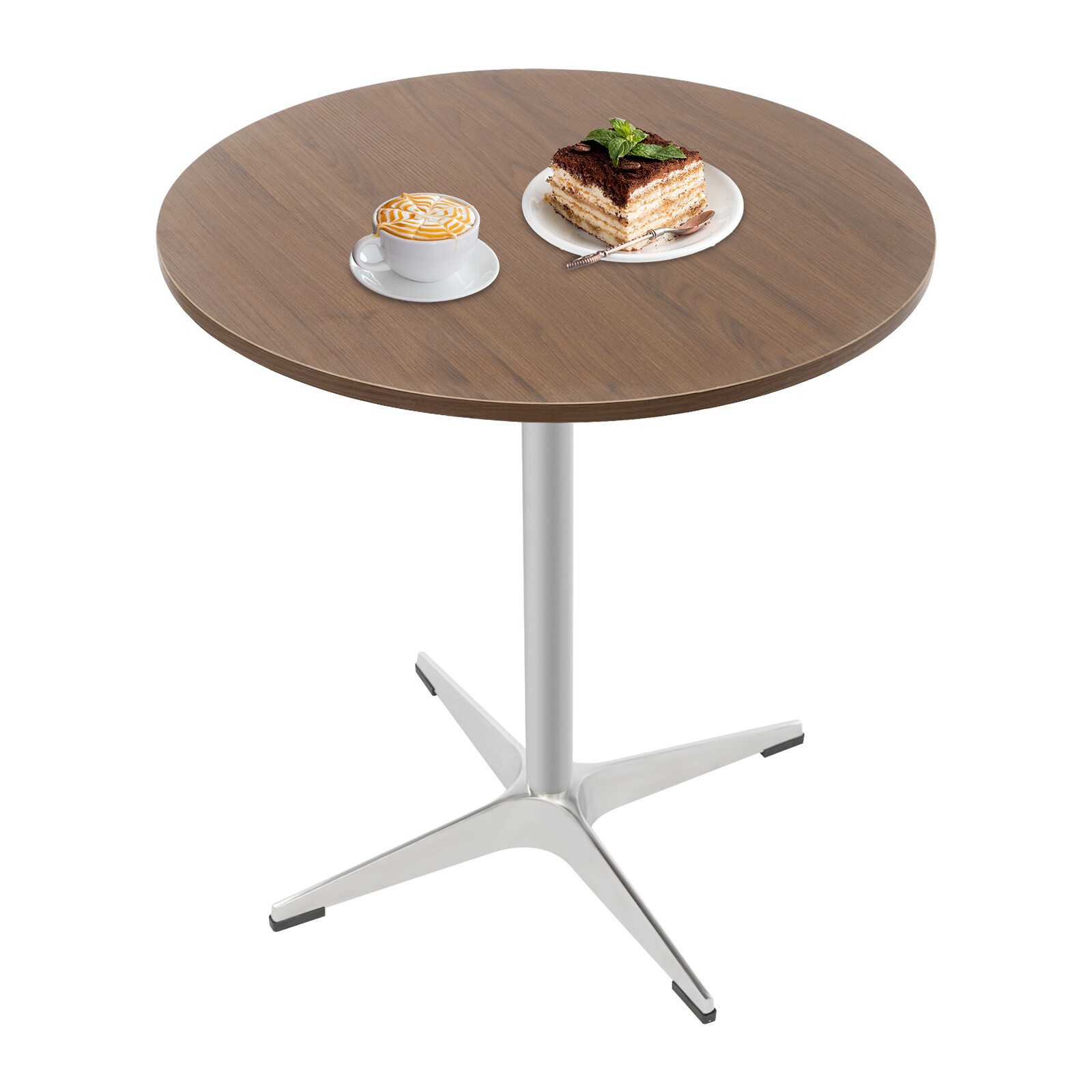 Round Dining Table, Space Saving Dinner Table, Rustic Dining Table