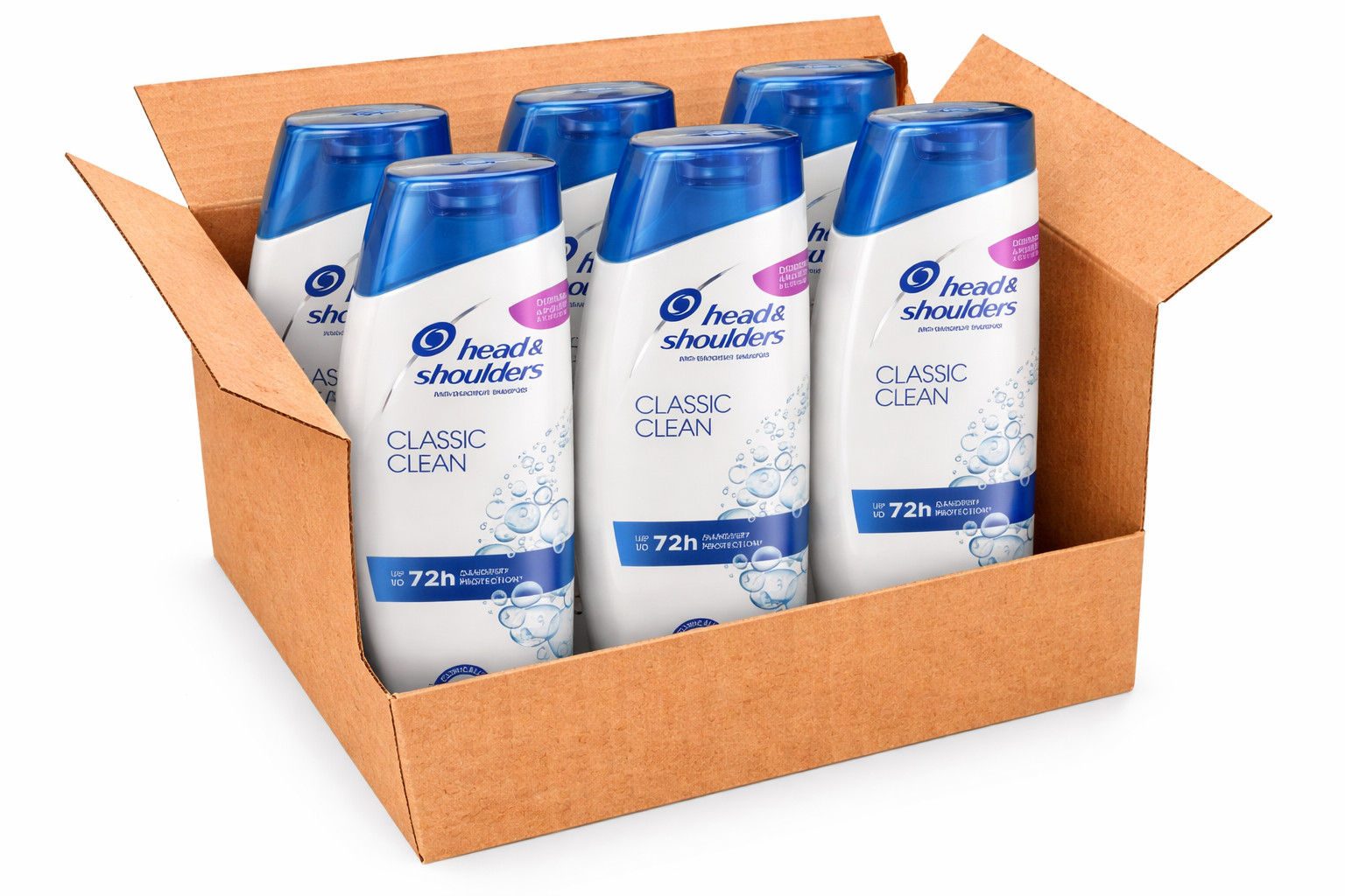 Head & Shoulders Classic Clean Anti-Dandruff Shampoo 400ml Case of 6 Bulk Pack