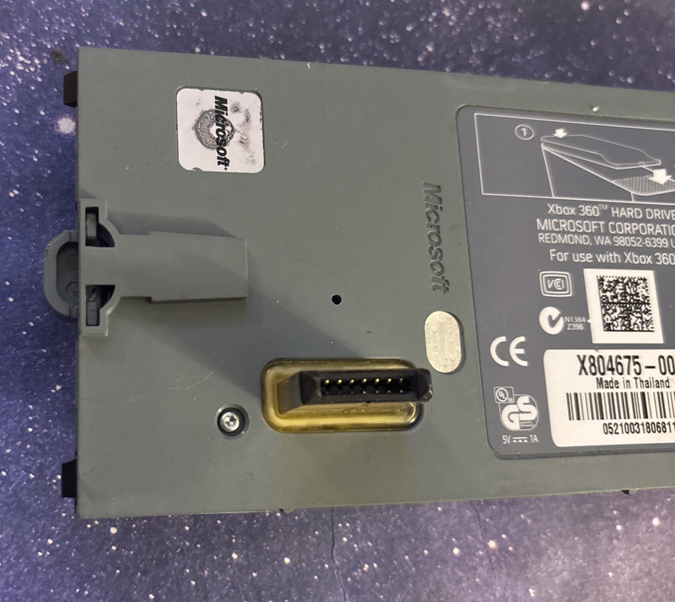 Microsoft Xbox 360 HDD Hard Drive 20GB Model X804675-003 - Untested