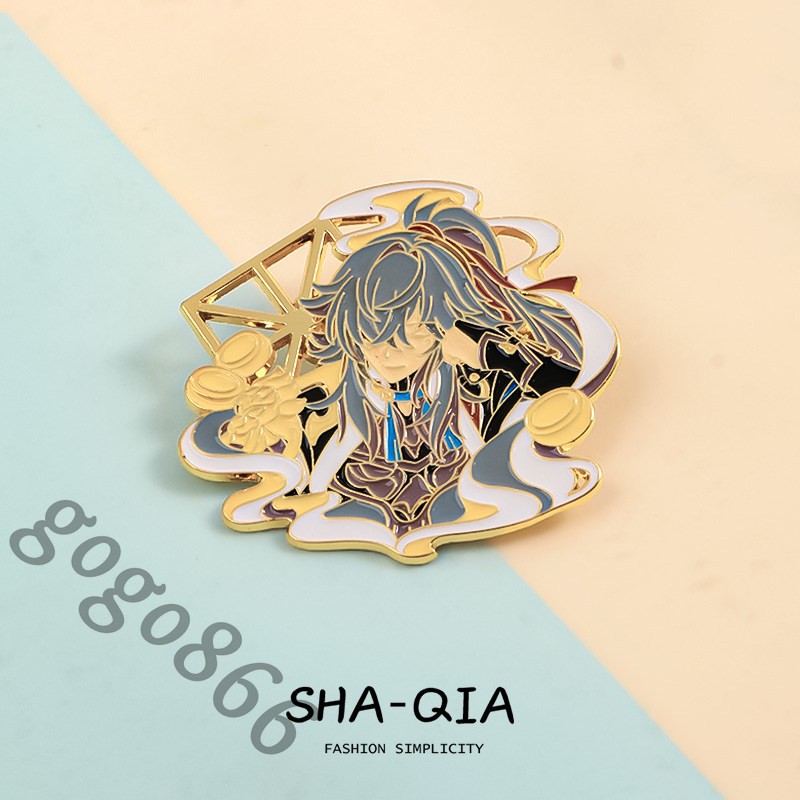 Badge Bag Pendant Honkai: Star Rail Jing Yuan Emblem Harajuku Accessories Gifts