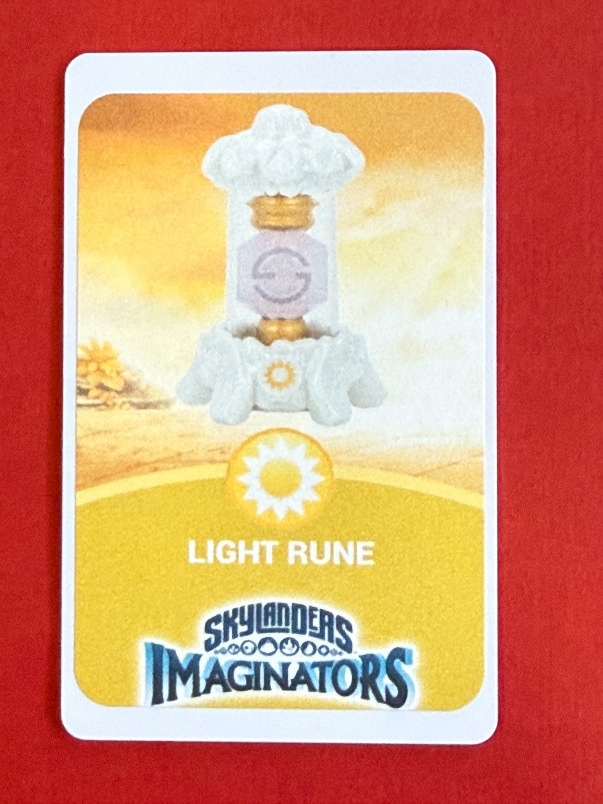 Skylanders Imaginators Creation Crystal Light Rune NFC Card FACTORY RESET