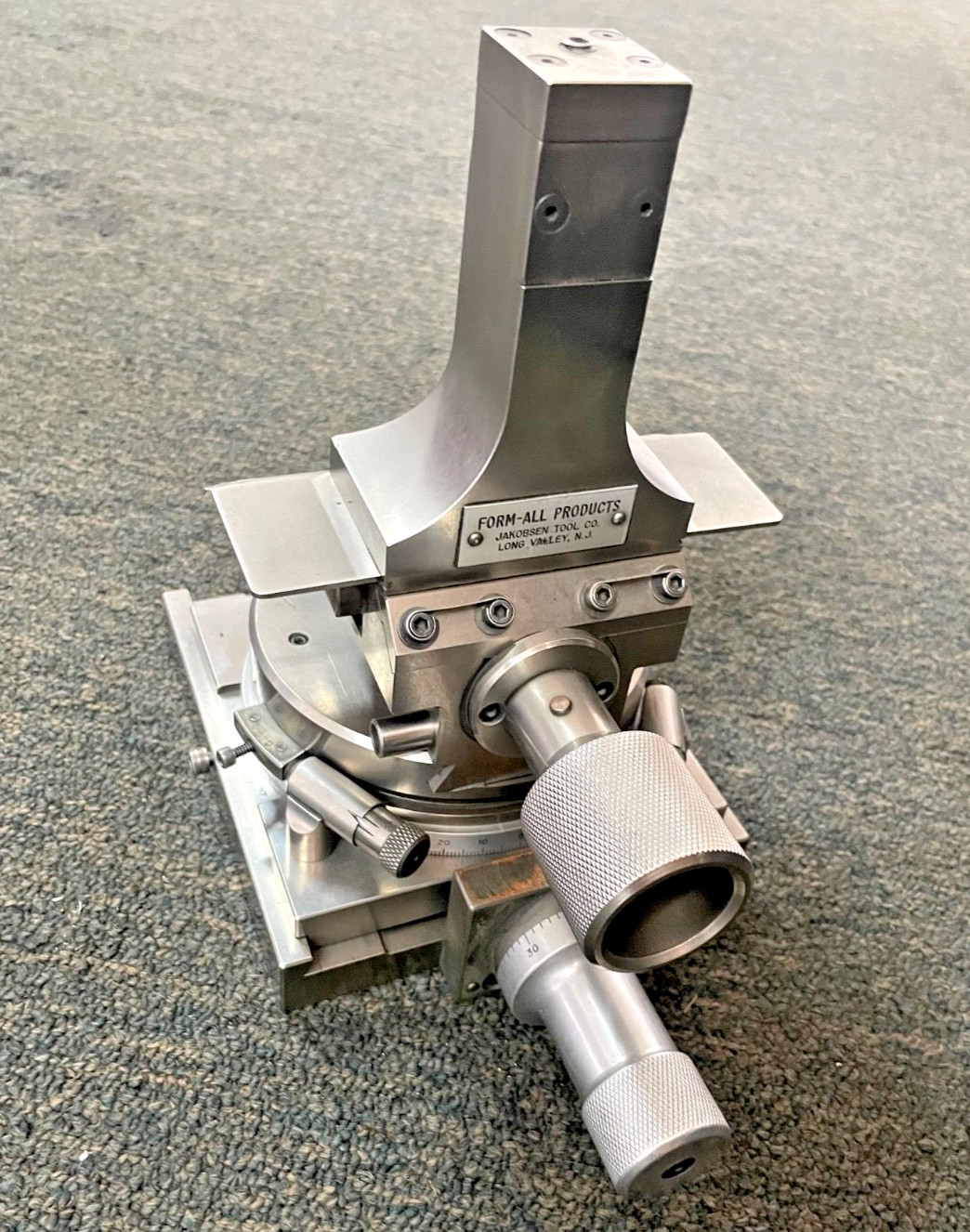 Form-All "Two Angles Tangent to Radius" Grinding Wheel Dresser