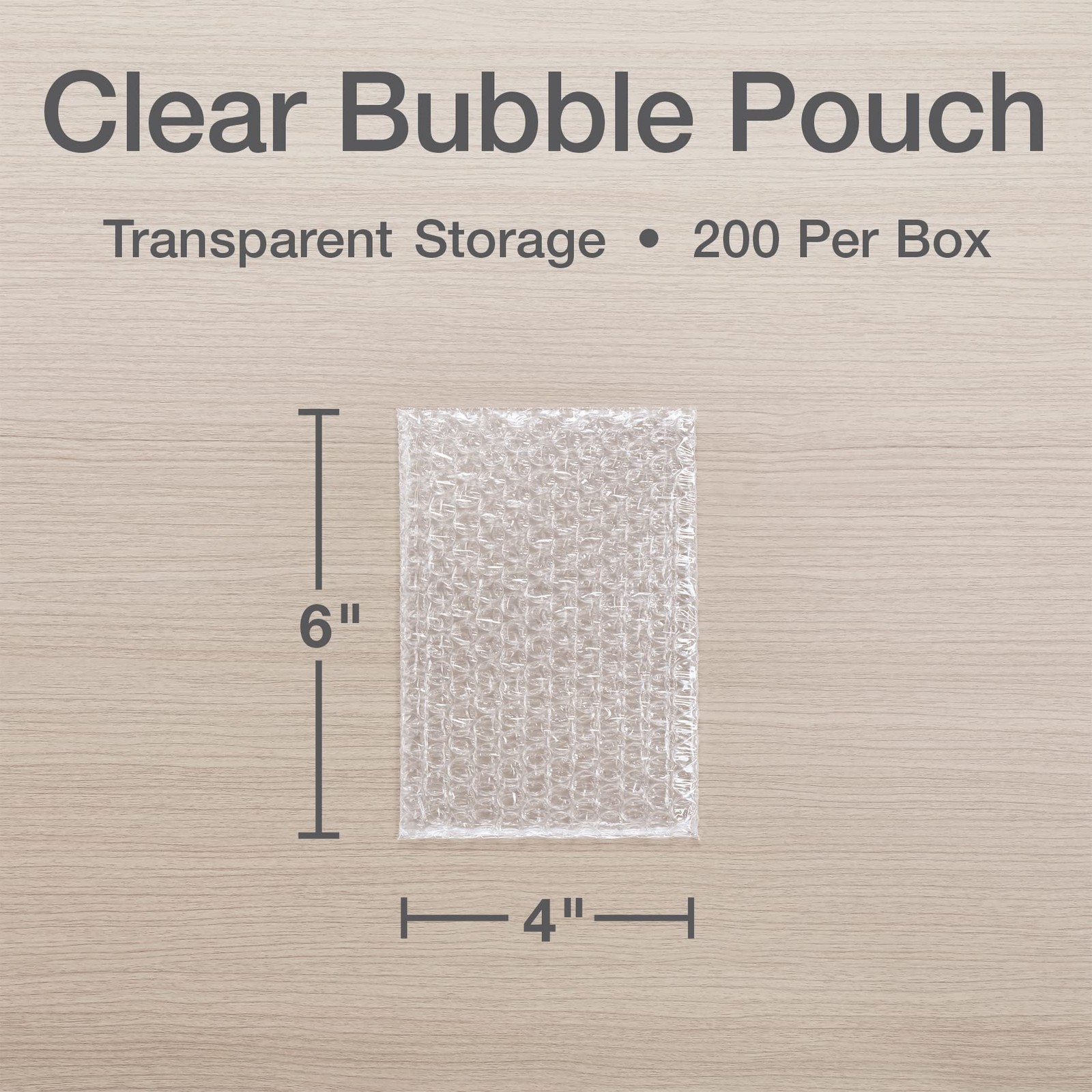 Clear Bubble Pouches, Cushioned Packing and Shipping Bags, Great for Storage ...