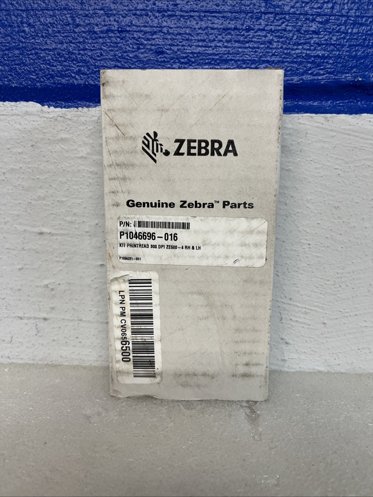 Zebra Genuine ZE500-4 RH/LH P1046696-016 300 DPI Printhead Kit New Sealed