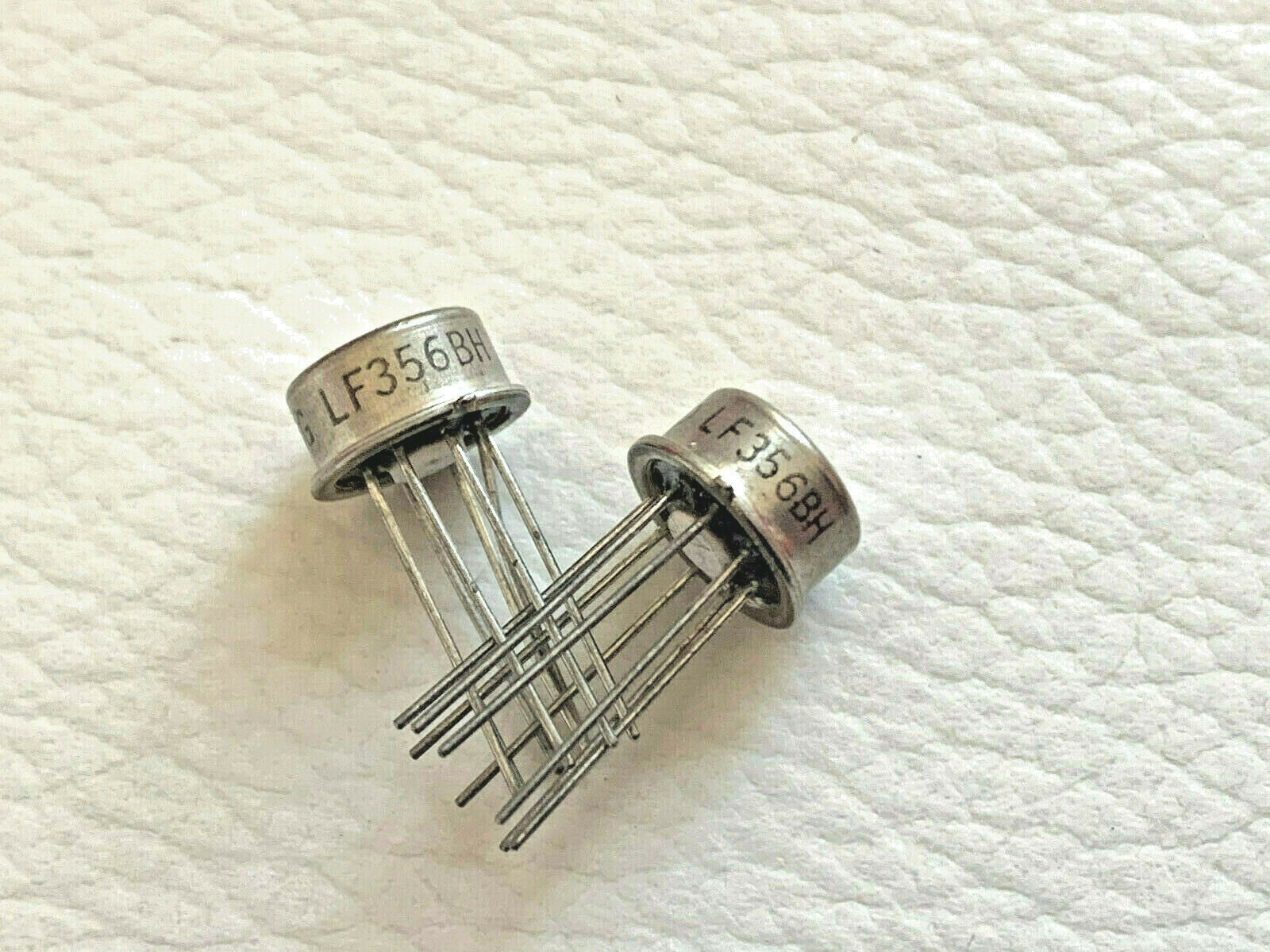 2 Pieces LF356H NSC JFET Op Amp Bipolar Metal