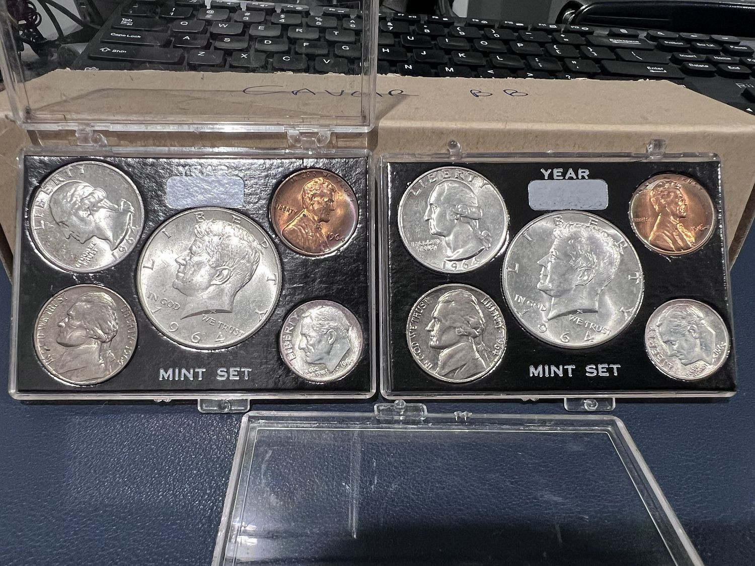 Lot of 2 Silver Uncirculated 1964 Year Sets (DP)