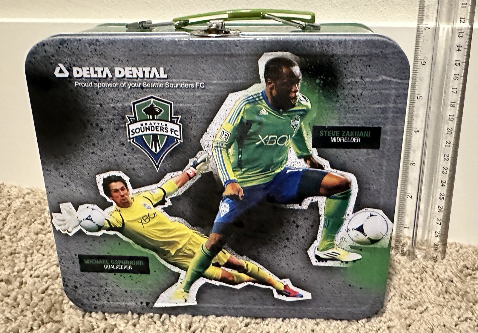 ⚽️ Seattle Sounders Metal Lunch Box Collectible Game Promo NEW