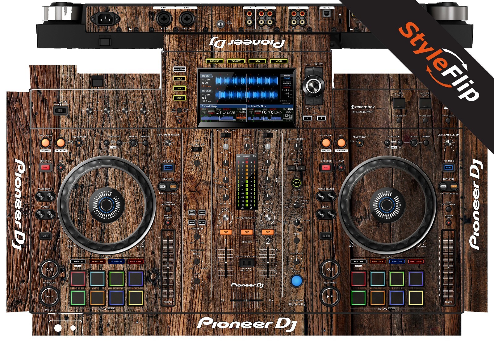 Pioneer XDJ-RX2 Skin | Wood #3 | Protective Decal | StyleFlip Skins