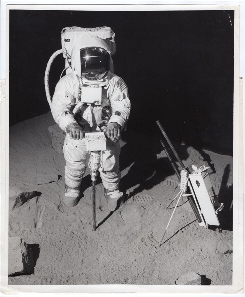 1970s Apollo 17 Tests Lunar Drill Martin Marietta Space Center Denver CO Photo