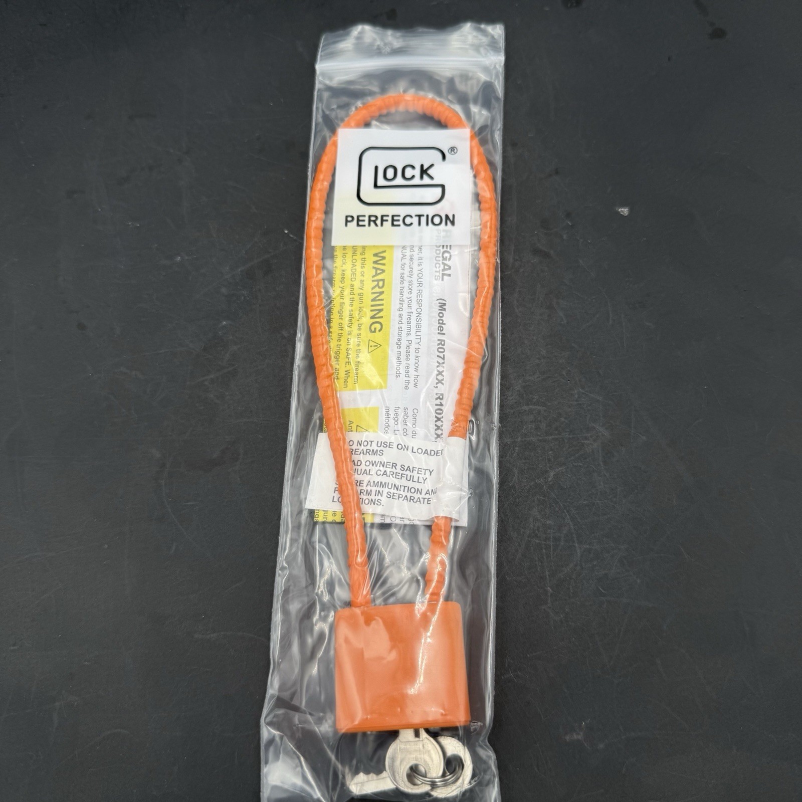Glock Factory OEM Cable Lock Gun Model 17 19 20 21 22 23 26 27 30 31 32 33 34 35