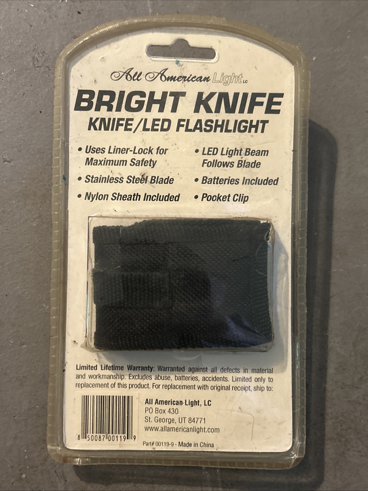 All American Light Bright Knife - Knife/LED Flashlight