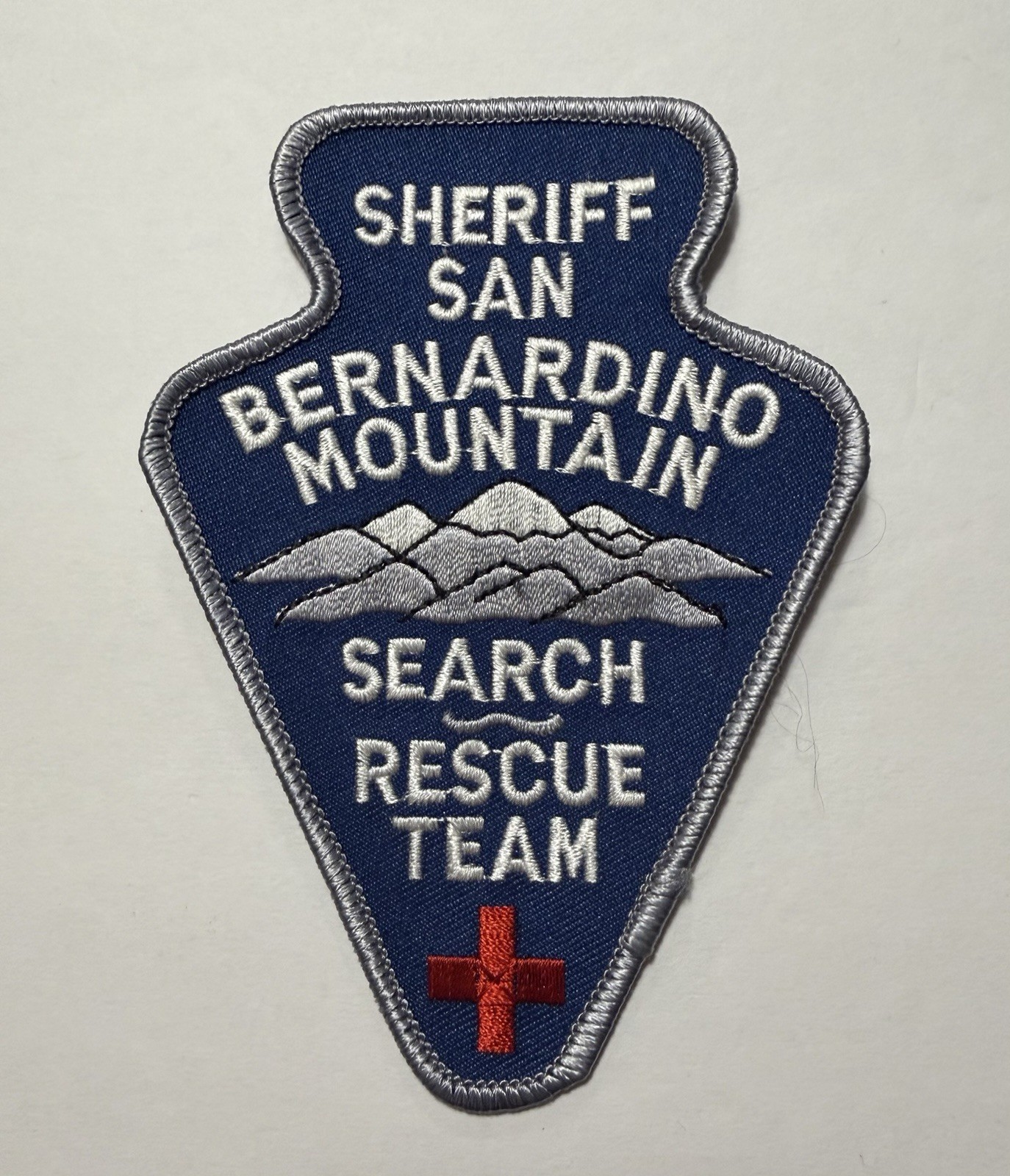 CALIFORNIA SAN BERNARDINO COUNTY SHERIFF MOUNTAIN SEARCH RESCUE TEAM PATCH #D30