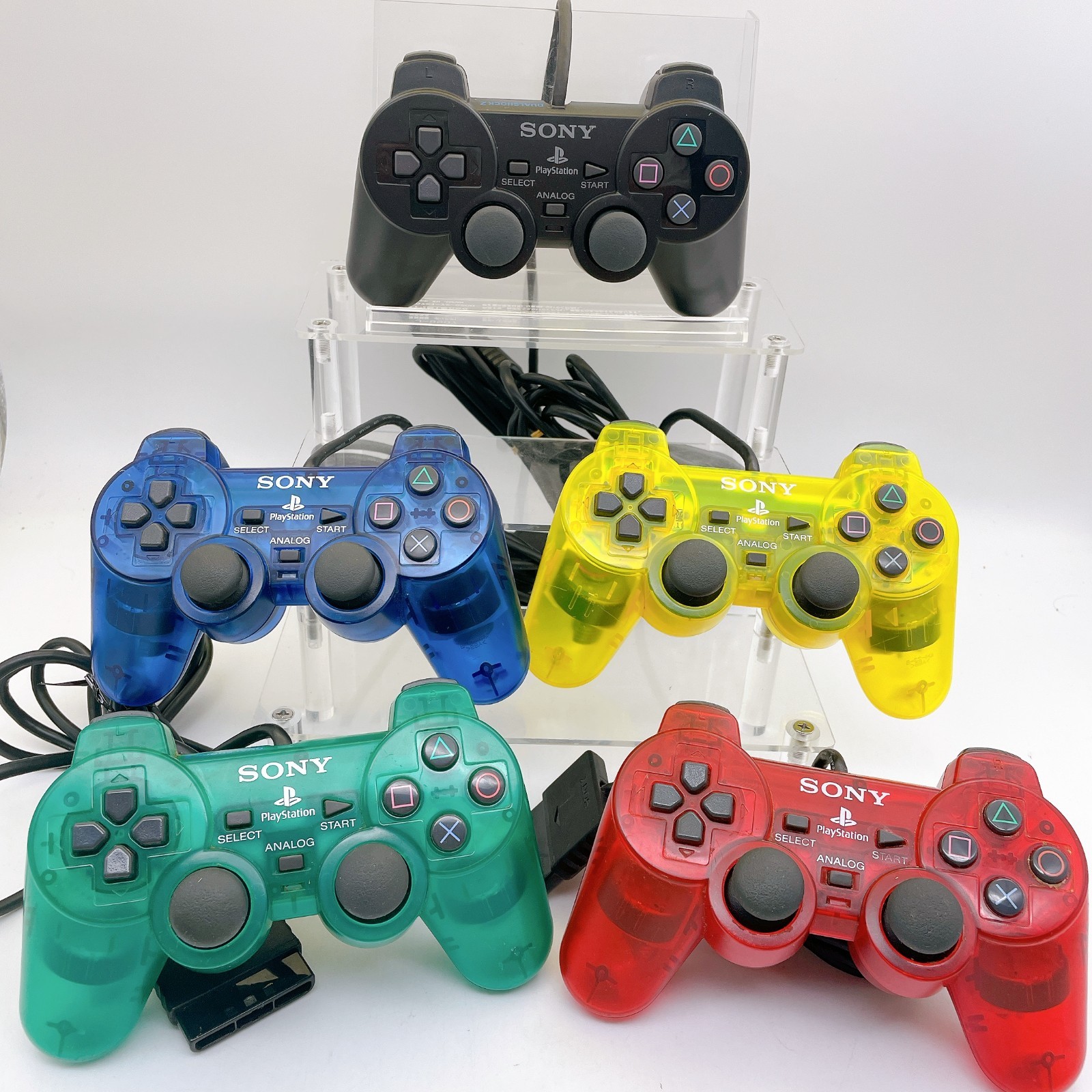 PS2 DualShock OEM SCPH-10010 Sony PlayStation 2 Controller Multiple Colors