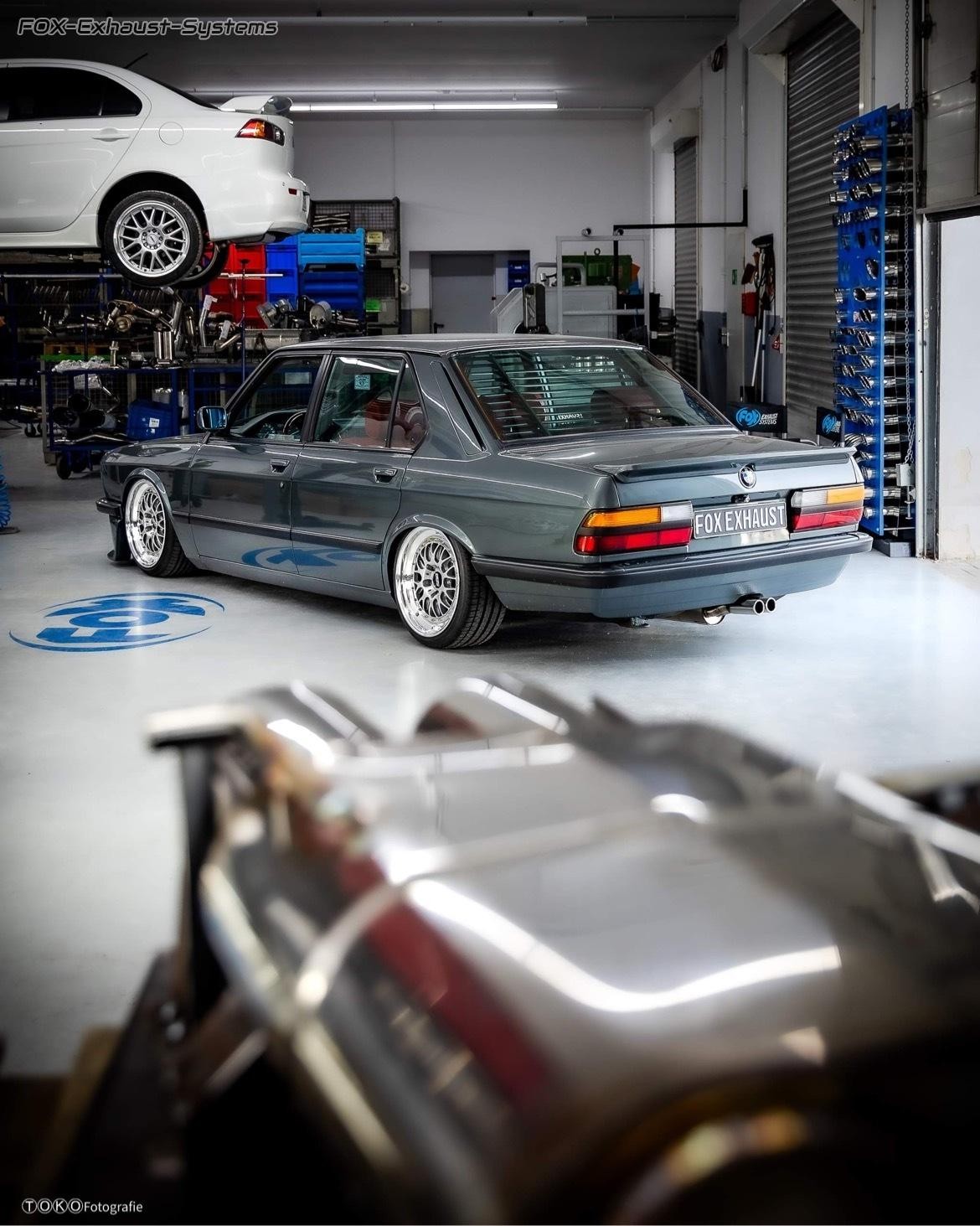 FOX Sport Exhaust BMW 5 Series E28 520i Mod. Without Cat 2x63mm Roll Straight