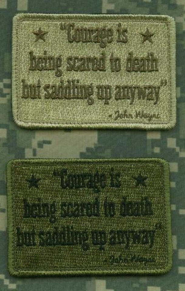 Syria-Iraq GREEN BERETS SP OPS SFG ODA SAS JTF2 velkrö 2-TAB: J. Wayne's Courage