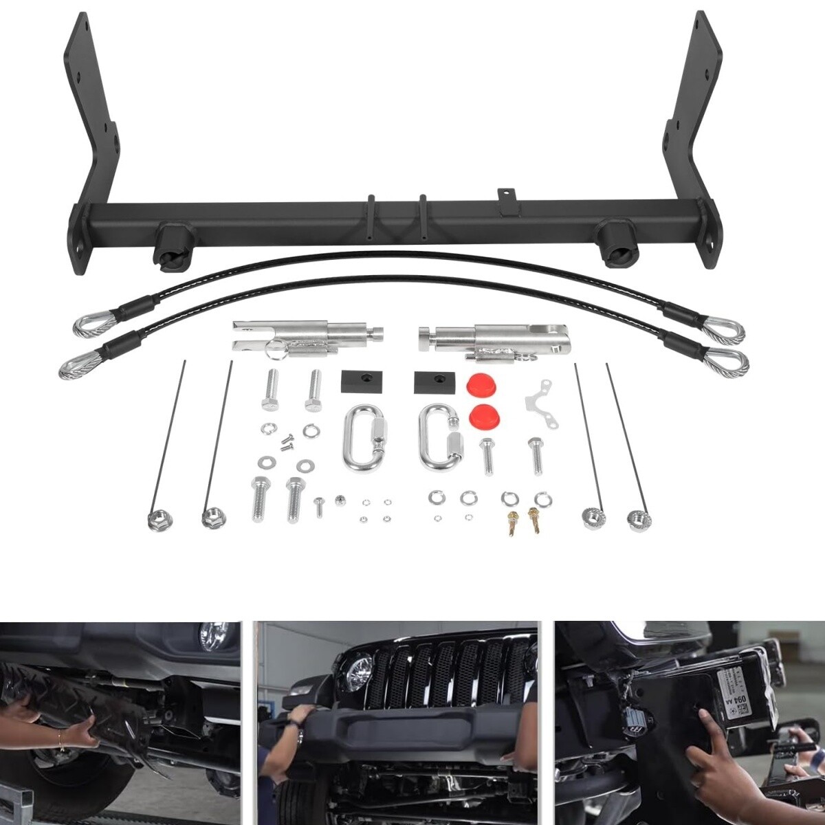 for Blue OX 18-24 Jeep Wrangler JLU JL Tow Bar Base Plate Tow Bar Bracket BX1139