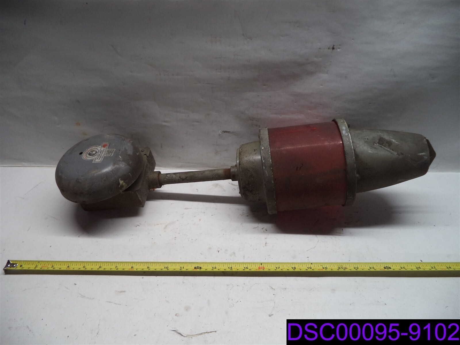 Beacon Ray 27S Warning Light with Federal Signal A-6 Vibratone Bell
