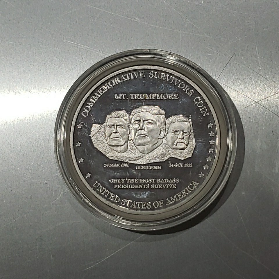 Donald Trump, MAGA, Commemorative Survivors Coin, 2.5"