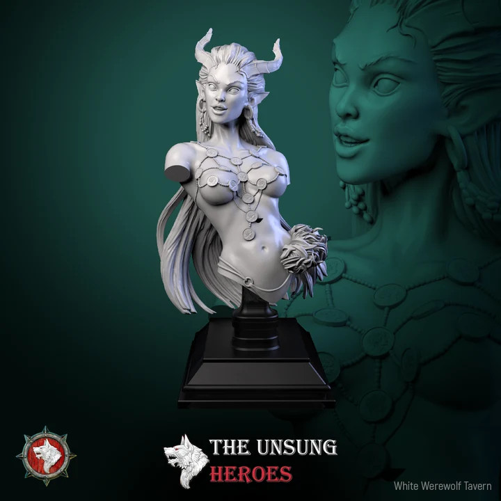 Scarlet Emberlin - Bust - Resin Display Bust
