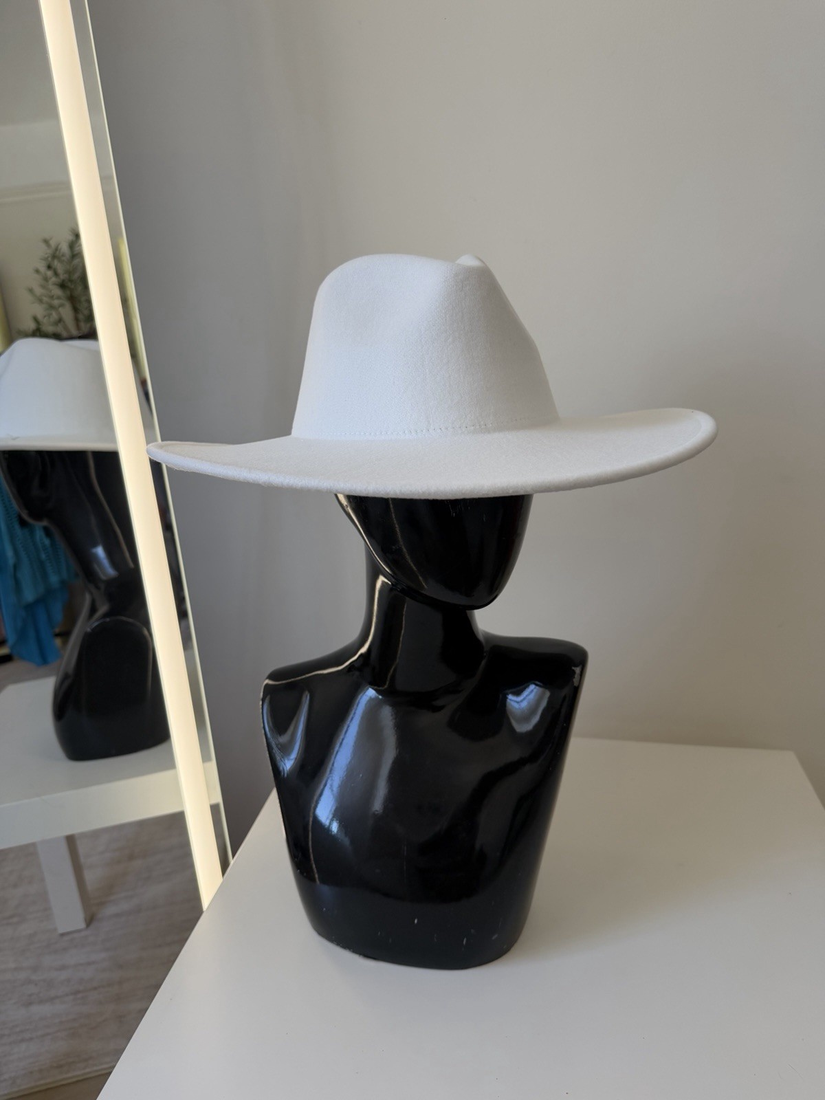 Wide Brim Fedora Hat