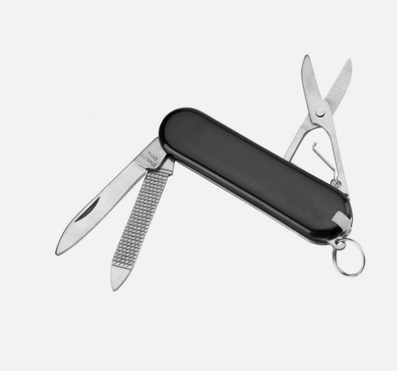3in1 Army Knife Mens Pocket Knife Small Folding Camping Mini Survival Tool Kit