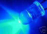 50 blue 3mm LEDs NEW PRODUCT 8000mcd RoHS compliant!