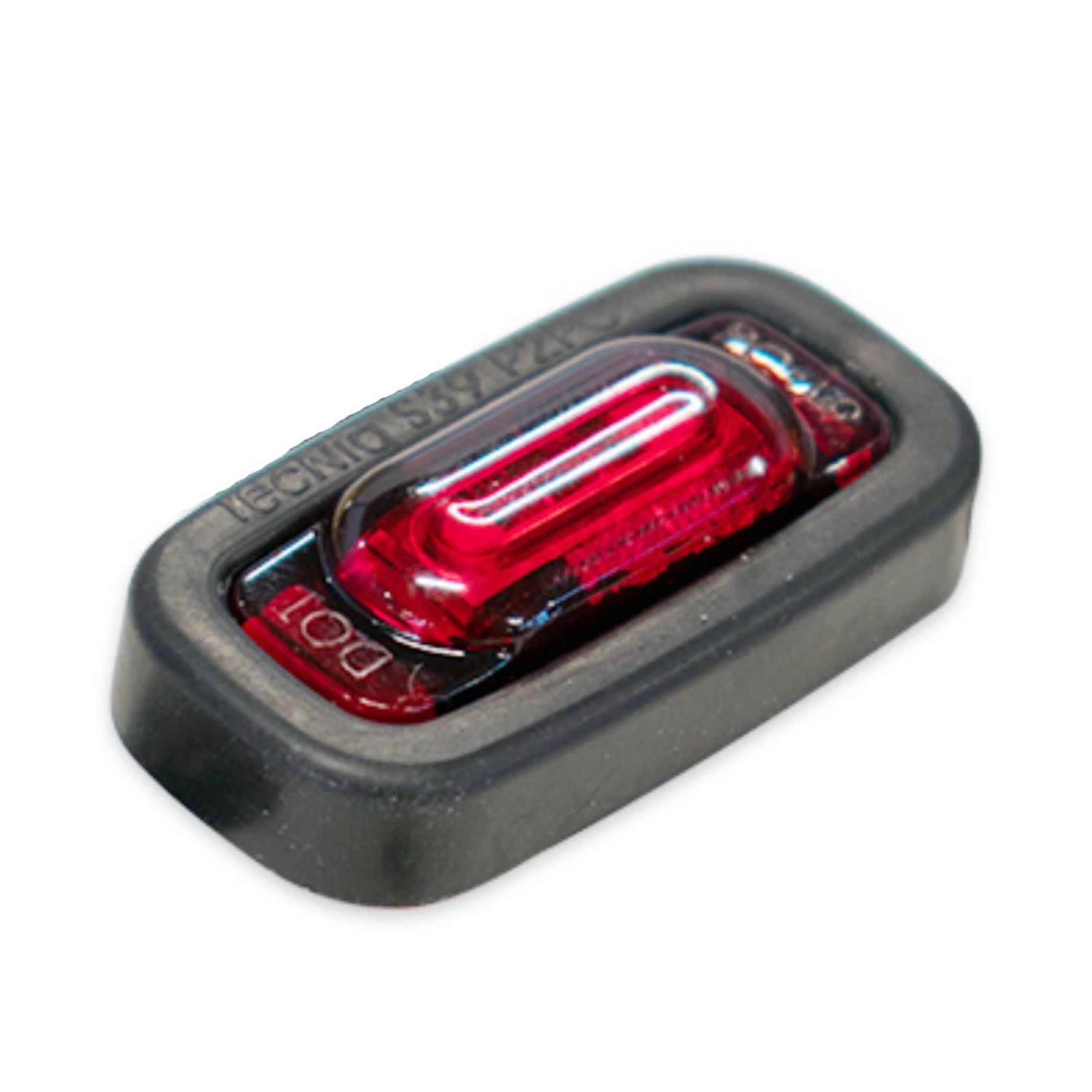 Tecniq OEM S39 Red 1.5" x 0.75" SM PC Sidemarker, S39-RR00-1